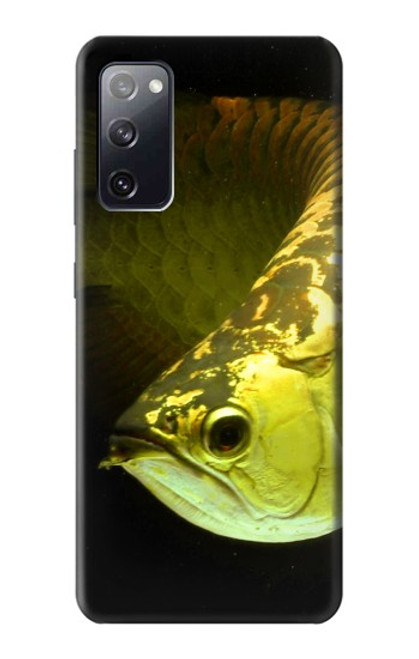 S1021 Gold Arowana Fish Case For Samsung Galaxy S20 FE