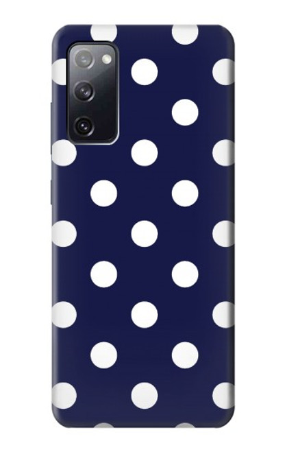 S3533 Blue Polka Dot Case For Samsung Galaxy S20 FE