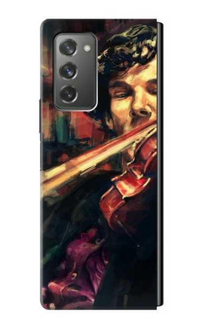 S0723 Violin Art Paint Case For Samsung Galaxy Z Fold2 5G