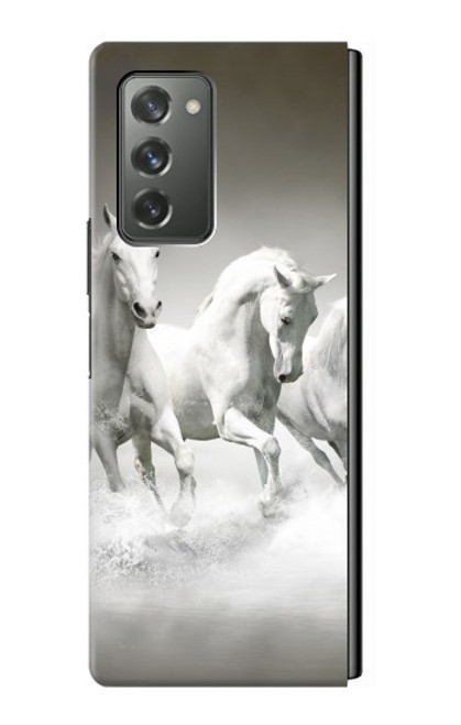 S0933 White Horses Case For Samsung Galaxy Z Fold2 5G