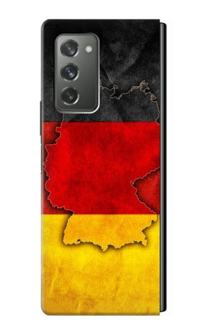 S2935 Germany Flag Map Case For Samsung Galaxy Z Fold2 5G