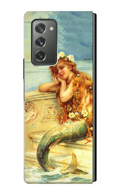 S3184 Little Mermaid Painting Case For Samsung Galaxy Z Fold2 5G