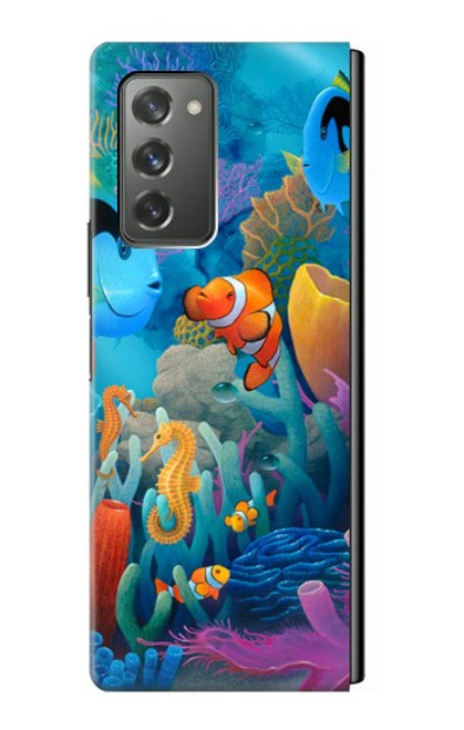 S3227 Underwater World Cartoon Case For Samsung Galaxy Z Fold2 5G