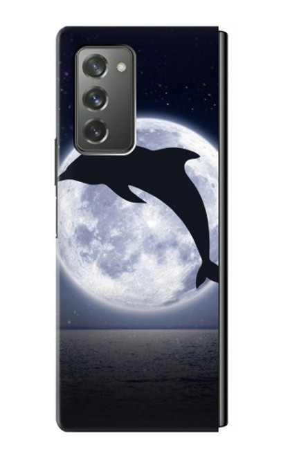 S3510 Dolphin Moon Night Case For Samsung Galaxy Z Fold2 5G