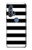 S1596 Black and White Striped Case For Motorola Edge+
