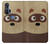 S2825 Cute Cartoon Raccoon Case For Motorola Edge+