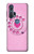 S2847 Pink Retro Rotary Phone Case For Motorola Edge+