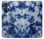 S3439 Fabric Indigo Tie Dye Case For Motorola Edge+