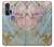 S3717 Rose Gold Blue Pastel Marble Graphic Printed Case For Motorola Edge+