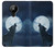 S3693 Grim White Wolf Full Moon Case For Nokia 5.3