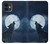 S3693 Grim White Wolf Full Moon Case For iPhone 11