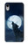 S3693 Grim White Wolf Full Moon Case For iPhone XR