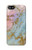 S3717 Rose Gold Blue Pastel Marble Graphic Printed Case For iPhone 5 5S SE