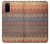 S3752 Zigzag Fabric Pattern Graphic Printed Case For Samsung Galaxy S20