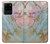 S3717 Rose Gold Blue Pastel Marble Graphic Printed Case For Samsung Galaxy S20 Ultra
