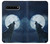 S3693 Grim White Wolf Full Moon Case For Samsung Galaxy S10 5G