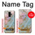 S3717 Rose Gold Blue Pastel Marble Graphic Printed Case For Samsung Galaxy S9 Plus