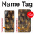 S3691 Gold Peacock Feather Case For Samsung Galaxy Note 20