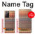 S3752 Zigzag Fabric Pattern Graphic Printed Case For Samsung Galaxy Note 20 Ultra, Ultra 5G