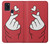 S3701 Mini Heart Love Sign Case For Samsung Galaxy A21s