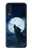 S3693 Grim White Wolf Full Moon Case For Samsung Galaxy A50
