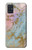 S3717 Rose Gold Blue Pastel Marble Graphic Printed Case For Samsung Galaxy A51 5G