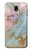 S3717 Rose Gold Blue Pastel Marble Graphic Printed Case For Samsung Galaxy J7 (2018), J7 Aero, J7 Top, J7 Aura, J7 Crown, J7 Refine, J7 Eon, J7 V 2nd Gen, J7 Star