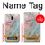S3717 Rose Gold Blue Pastel Marble Graphic Printed Case For Samsung Galaxy J3 (2018), J3 Star, J3 V 3rd Gen, J3 Orbit, J3 Achieve, Express Prime 3, Amp Prime 3