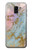 S3717 Rose Gold Blue Pastel Marble Graphic Printed Case For Samsung Galaxy J6 (2018)