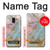 S3717 Rose Gold Blue Pastel Marble Graphic Printed Case For Samsung Galaxy J6 (2018)
