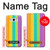 S3678 Colorful Rainbow Vertical Case For Samsung Galaxy J7 (2016)