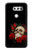 S3753 Dark Gothic Goth Skull Roses Case For LG V30, LG V30 Plus, LG V30S ThinQ, LG V35, LG V35 ThinQ