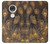 S3691 Gold Peacock Feather Case For Motorola Moto G7, Moto G7 Plus