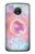 S3709 Pink Galaxy Case For Motorola Moto E4 Plus