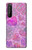 S3710 Pink Love Heart Case For Sony Xperia 1 II