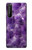 S3713 Purple Quartz Amethyst Graphic Printed Case For Sony Xperia 1 II