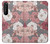 S3716 Rose Floral Pattern Case For Sony Xperia 1 II