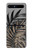S3692 Gray Black Palm Leaves Case For Samsung Galaxy Z Flip 5G