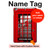 S0058 British Red Telephone Box Hard Case For iPad mini 4, iPad mini 5, iPad mini 5 (2019)
