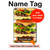 S0790 Hamburger Hard Case For iPad mini 4, iPad mini 5, iPad mini 5 (2019)