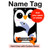 S2631 Cute Baby Penguin Hard Case For iPad mini 4, iPad mini 5, iPad mini 5 (2019)