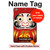 S2839 Japan Daruma Doll Hard Case For iPad mini 4, iPad mini 5, iPad mini 5 (2019)