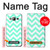 S1723 Mint Chevron Zigzag Case For Samsung Galaxy J3 (2016)