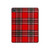 S2374 Tartan Red Pattern Hard Case For iPad Pro 11 (2021,2020,2018, 3rd, 2nd, 1st)