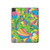 S3273 Flower Line Art Pattern Hard Case For iPad Pro 11 (2021,2020,2018, 3rd, 2nd, 1st)