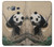 S2210 Panda Fluffy Art Painting Case For Samsung Galaxy J3 (2016)