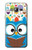 S2521 Cute Nerd Owl Cartoon Case For Samsung Galaxy J3 (2016)