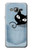 S2641 Pocket Black Cat Case For Samsung Galaxy J3 (2016)