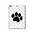 S2355 Paw Foot Print Hard Case For iPad Pro 10.5, iPad Air (2019, 3rd)