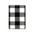 S2842 Black and White Buffalo Check Pattern Hard Case For iPad Pro 10.5, iPad Air (2019, 3rd)